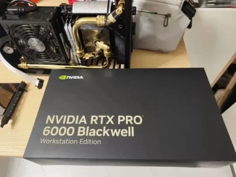NVIDIA RTX PRO 6000 Blackwell Workstation GPU 96GB GDDR7 Dual Fan.